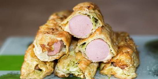 Голубцы с сосисками