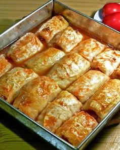 Голубцы в духовке в томатном соусе