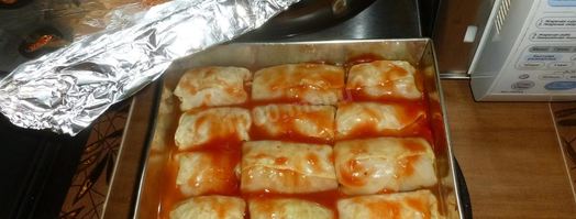 голубцы в духовке в томатном соусе. Шаг 22