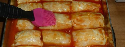 голубцы в духовке в томатном соусе. Шаг 23