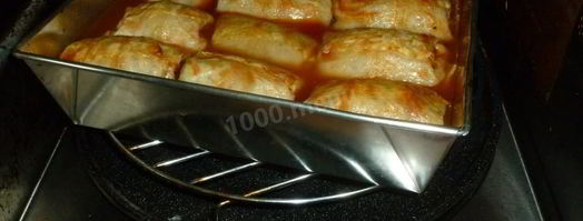 голубцы в духовке в томатном соусе. Шаг 25