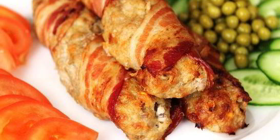 Кебаб — ленивые голубцы в беконе