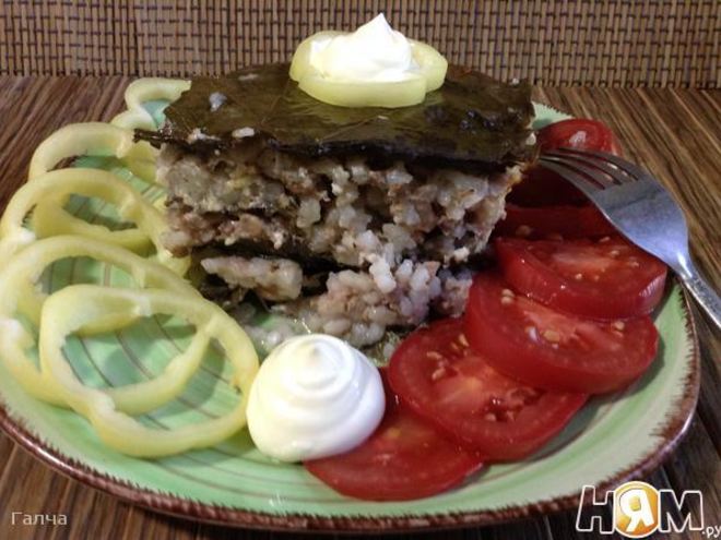 Рецепт ленивой долмы