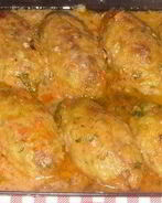 Ленивые голубцы из мясного фарша в томатном соусе