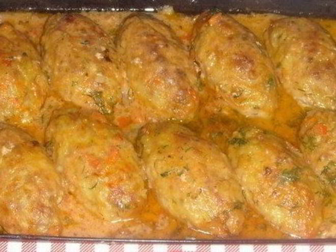 Рецепт ленивых голубцов из мясного фарша в томатном соусе