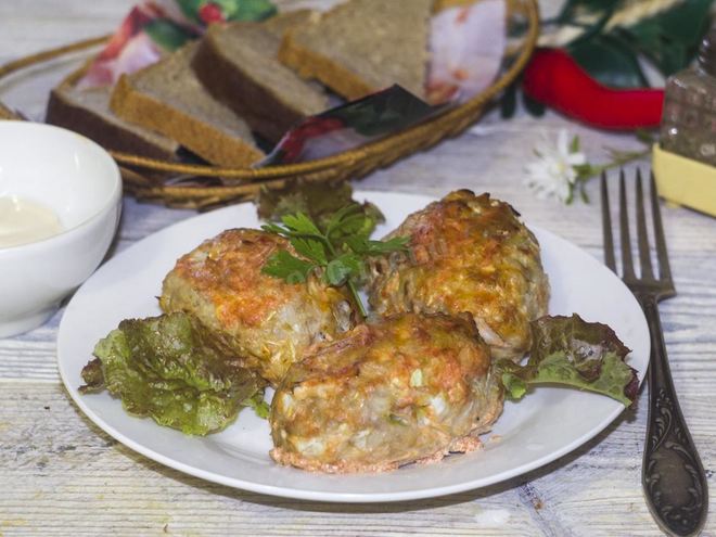 Рецепт ленивых голубцов в духовке в сметанном соусе