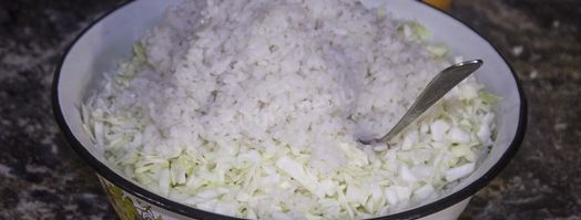 ленивые голубцы в духовке в сметанном соусе. Шаг 8