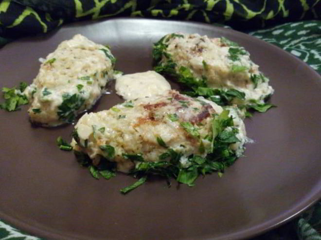 Рецепт ленивых рыбных голубцов в хренно-сметанном соусе