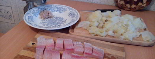 ленивые рыбные голубцы в хренно-сметанном соусе. Шаг 4