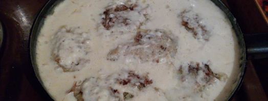 ленивые рыбные голубцы в хренно-сметанном соусе. Шаг 9