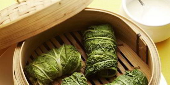 Паровые голубцы из пекинской капусты