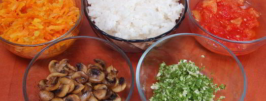 постные голубцы с овощами и шампиньонами. Шаг 5