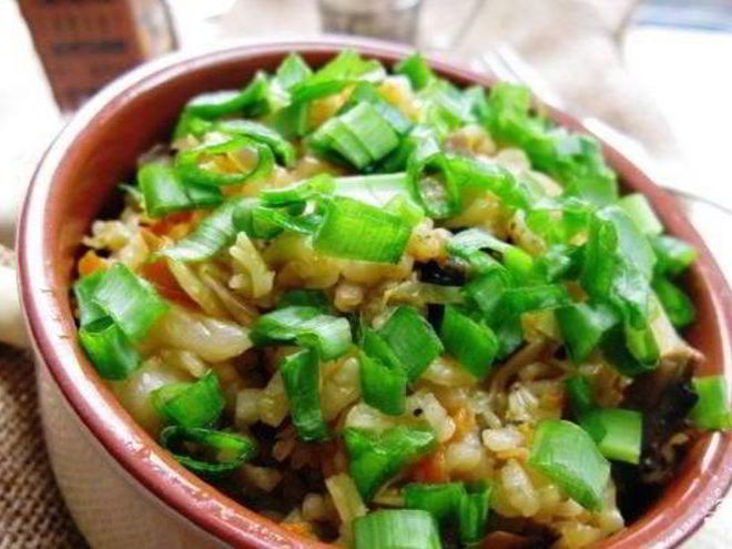 Рецепт постных ленивых голубцов