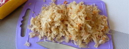 запеченные ленивые голубцы с квашеной капустой. Шаг 3