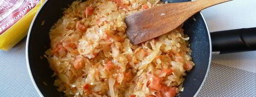 запеченные ленивые голубцы с квашеной капустой. Шаг 5