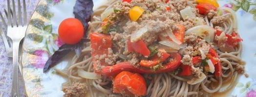 гречневая лапша с овощами. Шаг 6