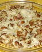 Белые грибы в сметане