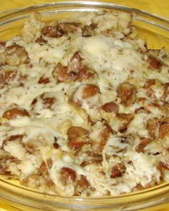 Белые грибы в сметане