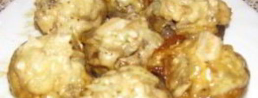 фаршированные грибы в мультиварке. Шаг 6