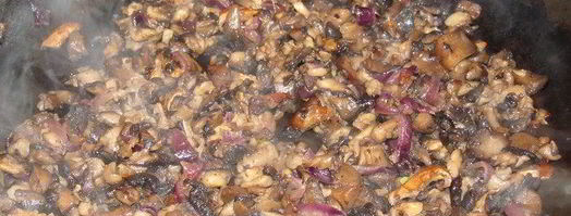 фаршированные грибы. Шаг 4