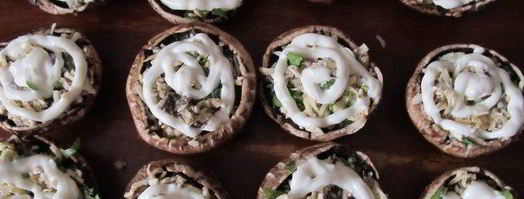 фаршированные грибы. Шаг 11