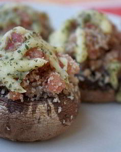 Фаршированные шампиньоны