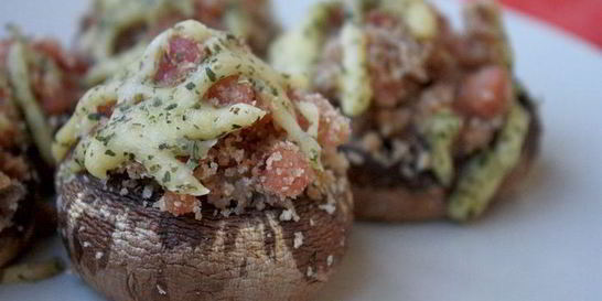 Фаршированные шампиньоны