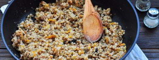 грибы, фаршированные гречкой. Шаг 8