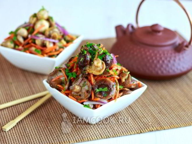 Рецепт грибов по-корейски