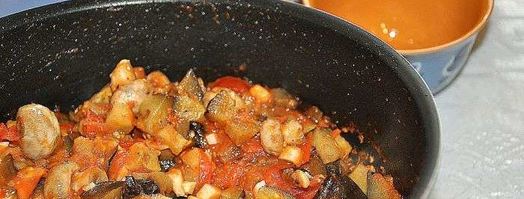 грибы с овощами в горшочках. Шаг 5