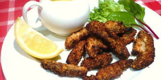 Грибы в шубке с Айоли