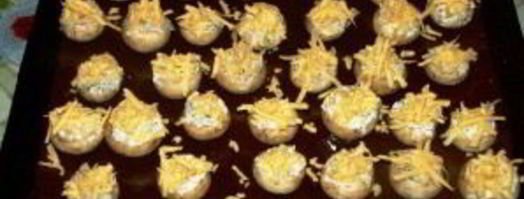 грибы, запеченные с сыром в духовке. Шаг 5