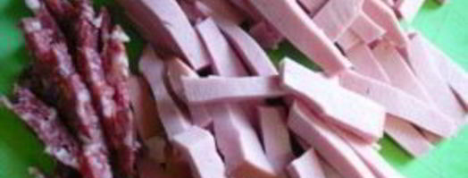 грибы, жаренные с колбасой. Шаг 6