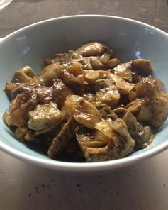 Грибы жареные в мультиварке