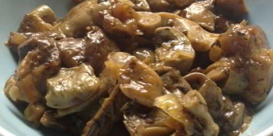 Грибы жареные в мультиварке