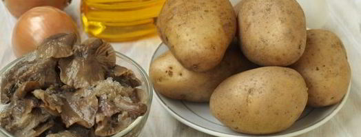 лисички с картошкой в духовке. Шаг 3