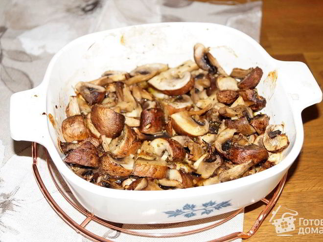 Рецепт манитарьи ладолемоно — грибов с оливковым маслом и соком лимона