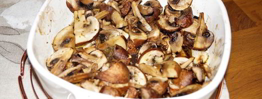 манитарья ладолемоно — грибы с оливковым маслом и соком лимона. Шаг 3