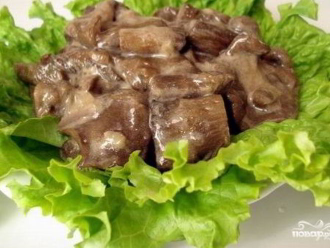 Рецепт маслят, жареных в сметане