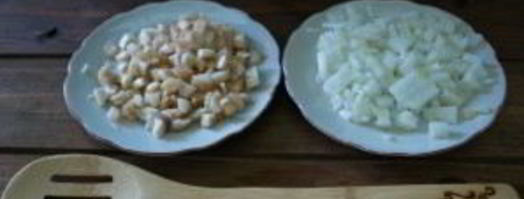 начиненные грибы в духовке. Шаг 3