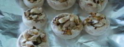 начиненные грибы в духовке. Шаг 6