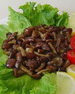 Опята жареные