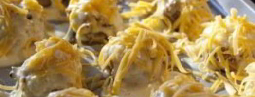 шампиньоны, фаршированные беконом и сыром. Шаг 6