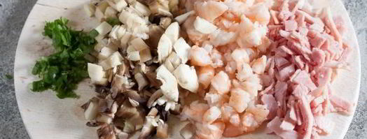 шампиньоны, фаршированные креветками. Шаг 5