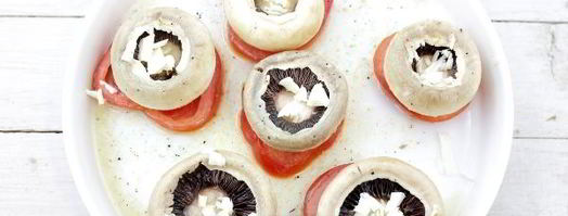 шампиньоны фаршированные курицей и сыром. Шаг 7