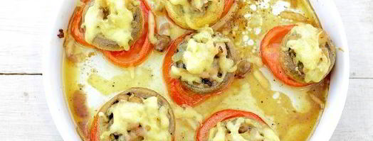 шампиньоны фаршированные курицей и сыром. Шаг 9