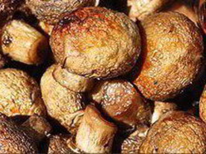 Рецепт шампиньонов на мангале