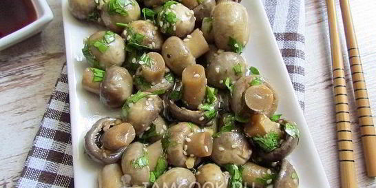 Шампиньоны по-корейски