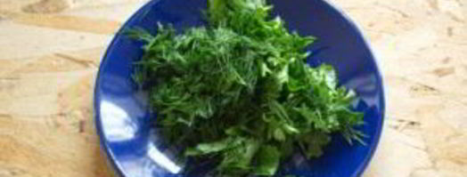 шампиньоны с чесноком и зеленью. Шаг 3