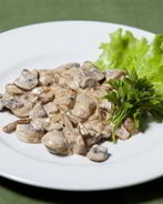 Шампиньоны со сливками